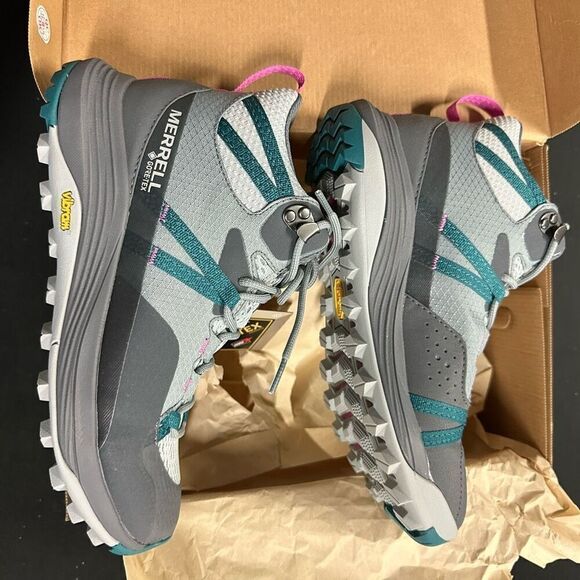 New Merrell Siren 4 Mid GTX Monument Hiking Boots Sneakers 8 - Picture 3 of 6